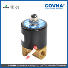 Two position two way solenoid valve for the hot water